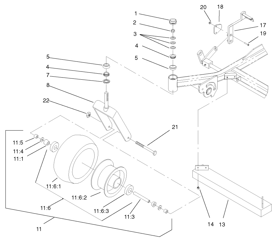 Caster And Wheel Assembly