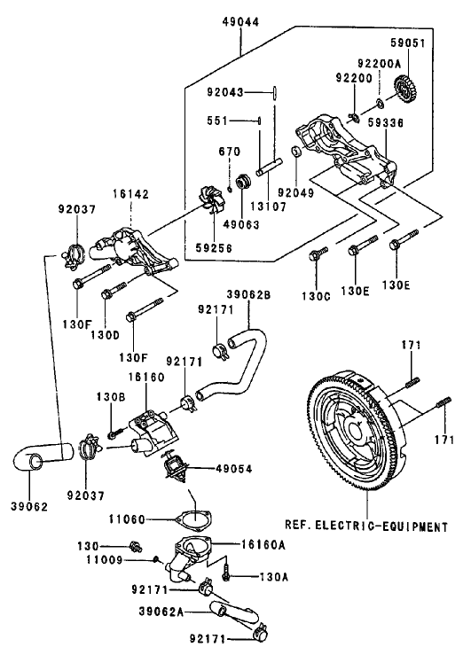 Cooling Equipment (kawasaki Fd750d-As03)