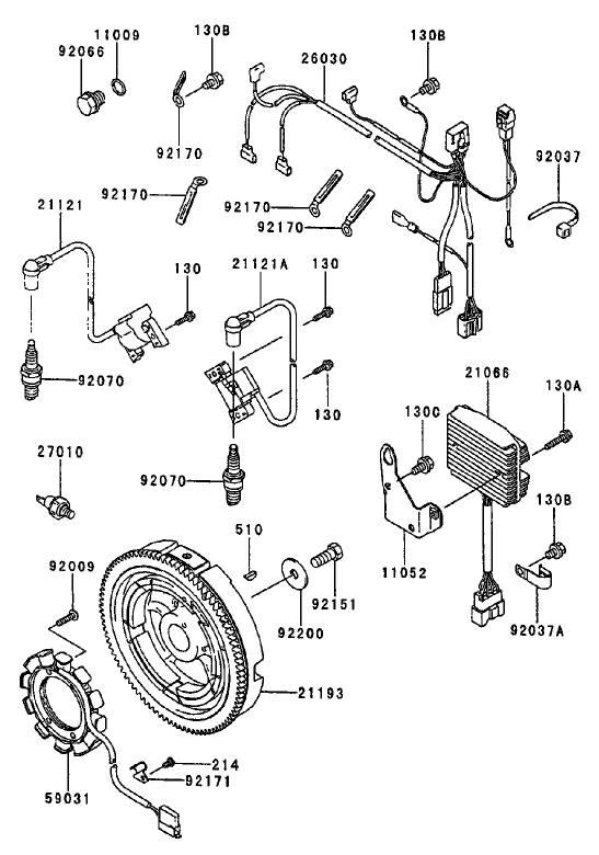 Electric Equipment (kawasaki Fd750d-As03)