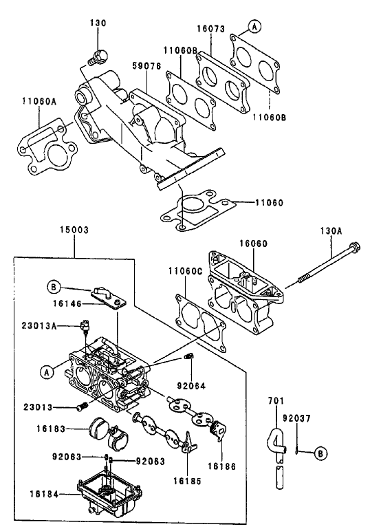 Carburetor (kawasaki Fd750d-As03)