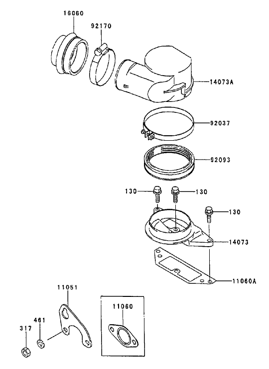 Air-Filter/muffler (kawasaki Fd750d-As03)