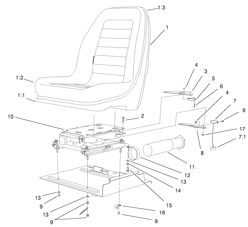 Seat And Suspension Assembly