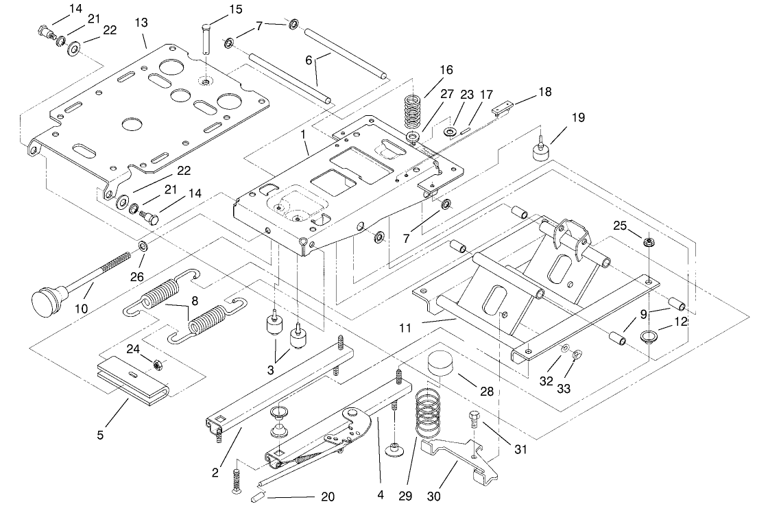 Seat Suspension Assembly No. 75-3000