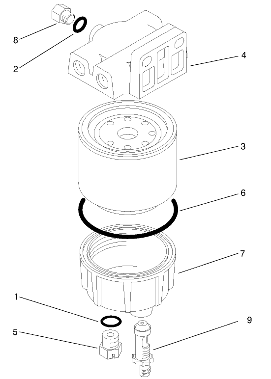 Water/fuel Separator Assembly No. 98-9305