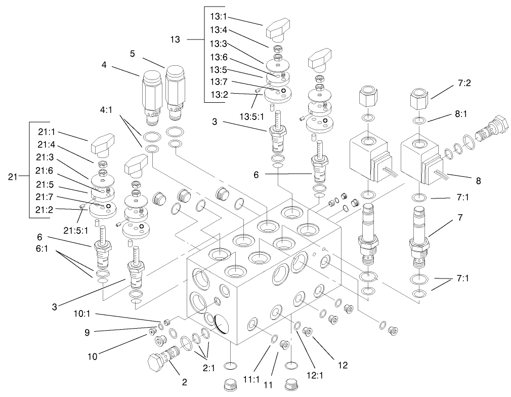 Mow Block Assembly No. 99-6978