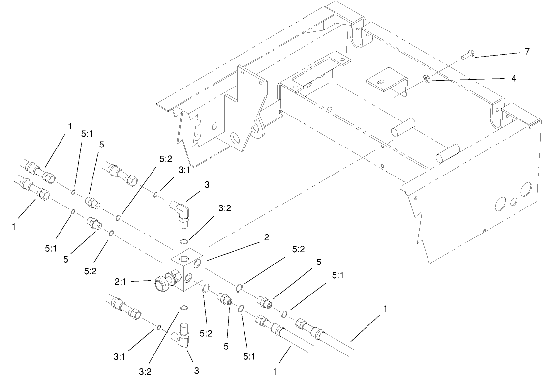 Rear Hydraulic Manifold Assembly