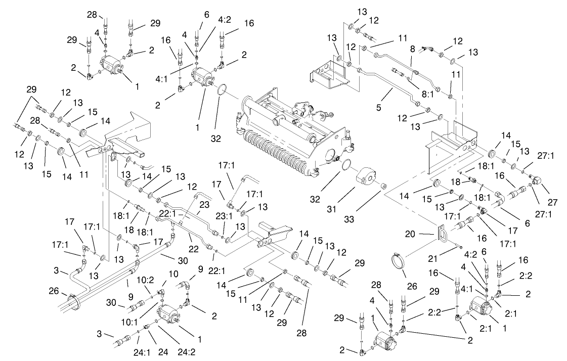 Reel Motor And Hose Assembly