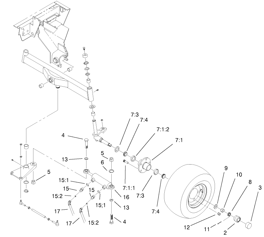 2wd Rear Axle Assembly