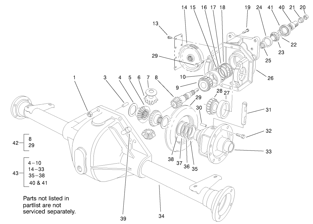 Axle Assembly No. 99-6981-03