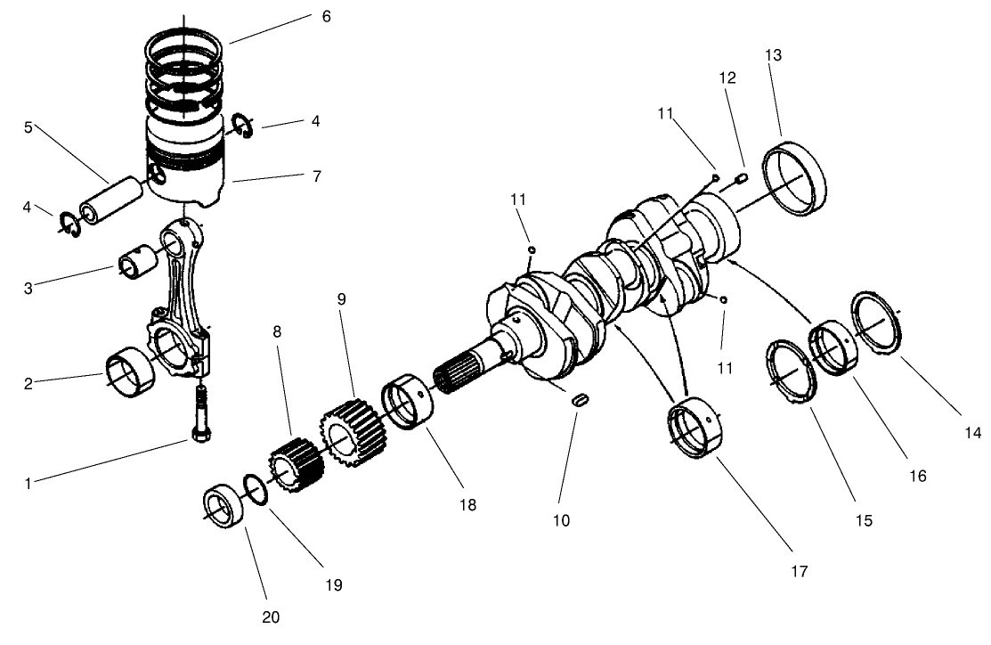 Piston & Crankshaft Assembly