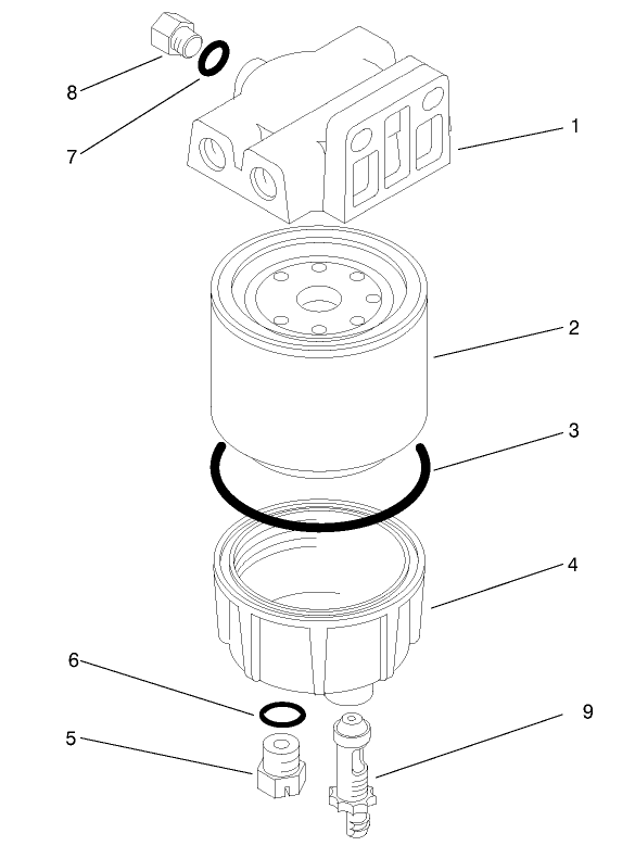 Water/fuel Separator Assembly No. 98-9305