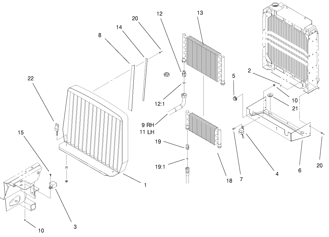 Oil Cooler/radiator Assembly