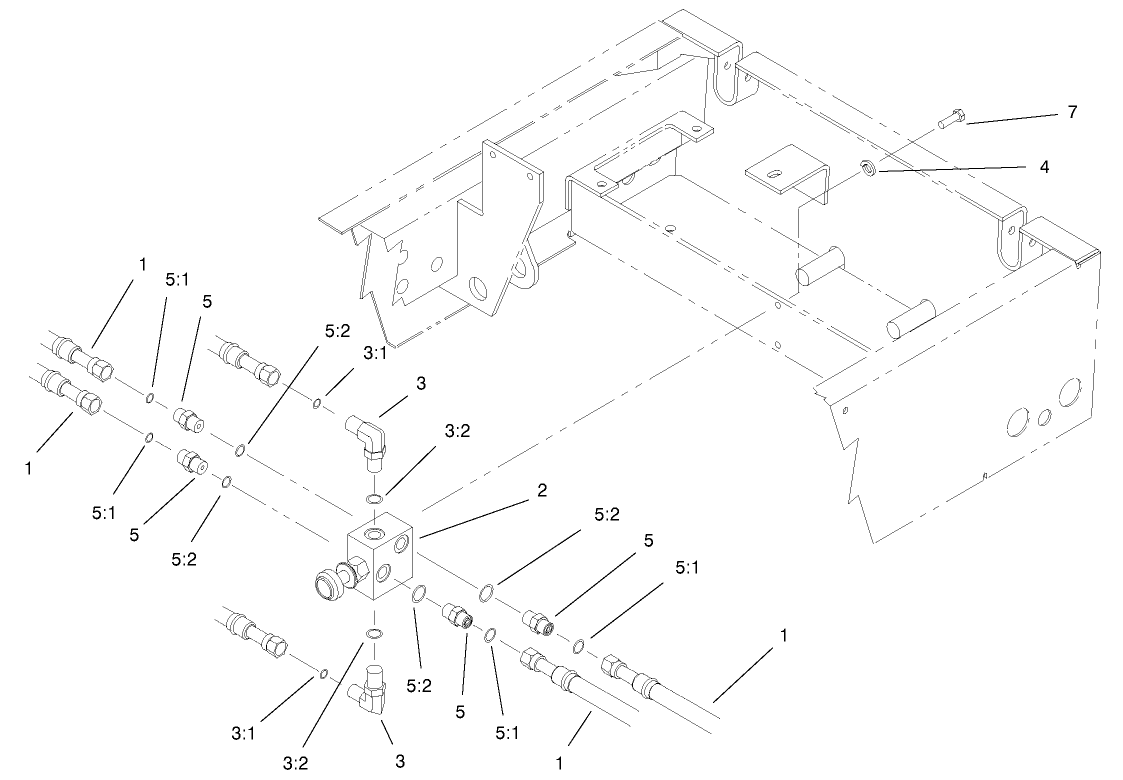 Rear Hydraulic Manifold Assembly