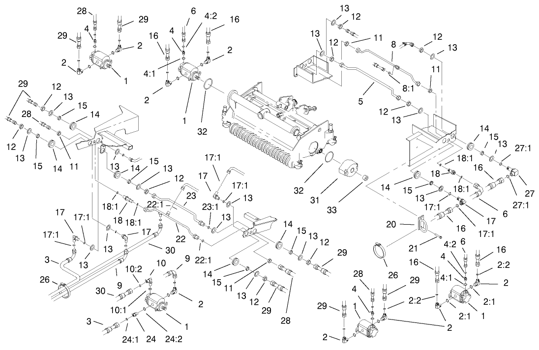 Reel Motor And Hose Assembly