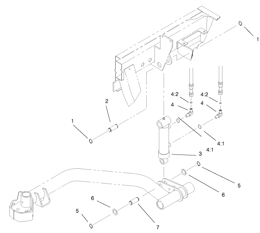 Rear Lift Cylinder Assembly