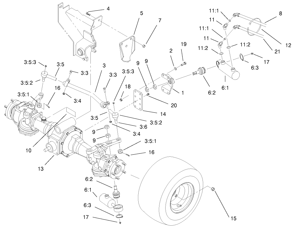 4wd Rear Axle Assembly