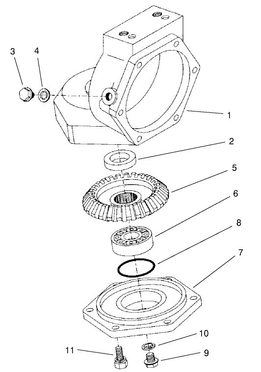 Rear Axle Assembly No. 98-3925 (continued) Axle Case Assembly