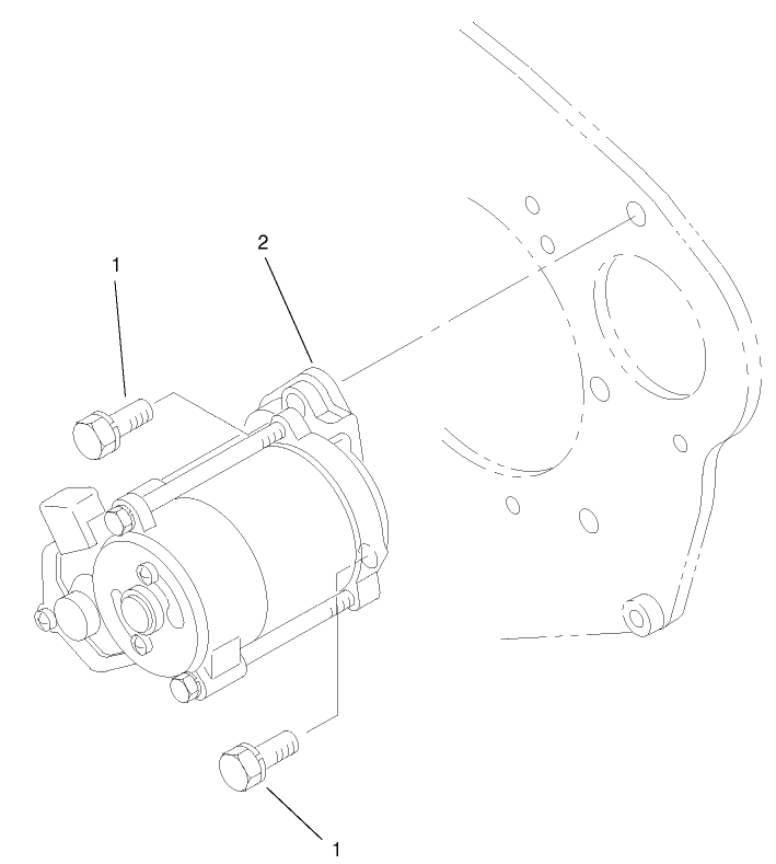 Starter Mount Assembly