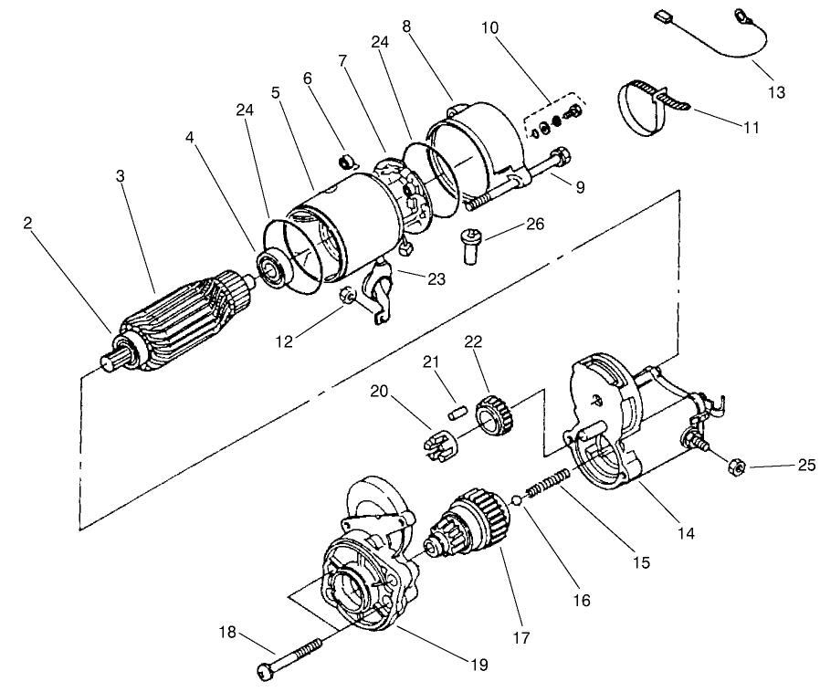 Starter Assembly No. 98-9705