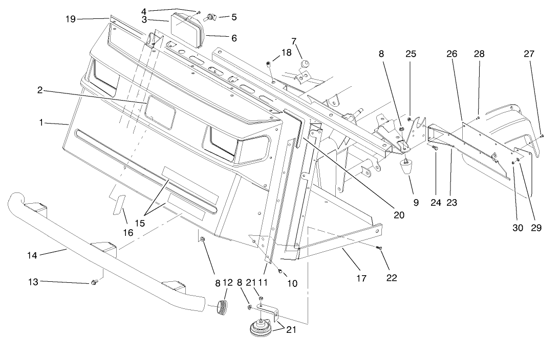 Front Bumper & Hood Assembly