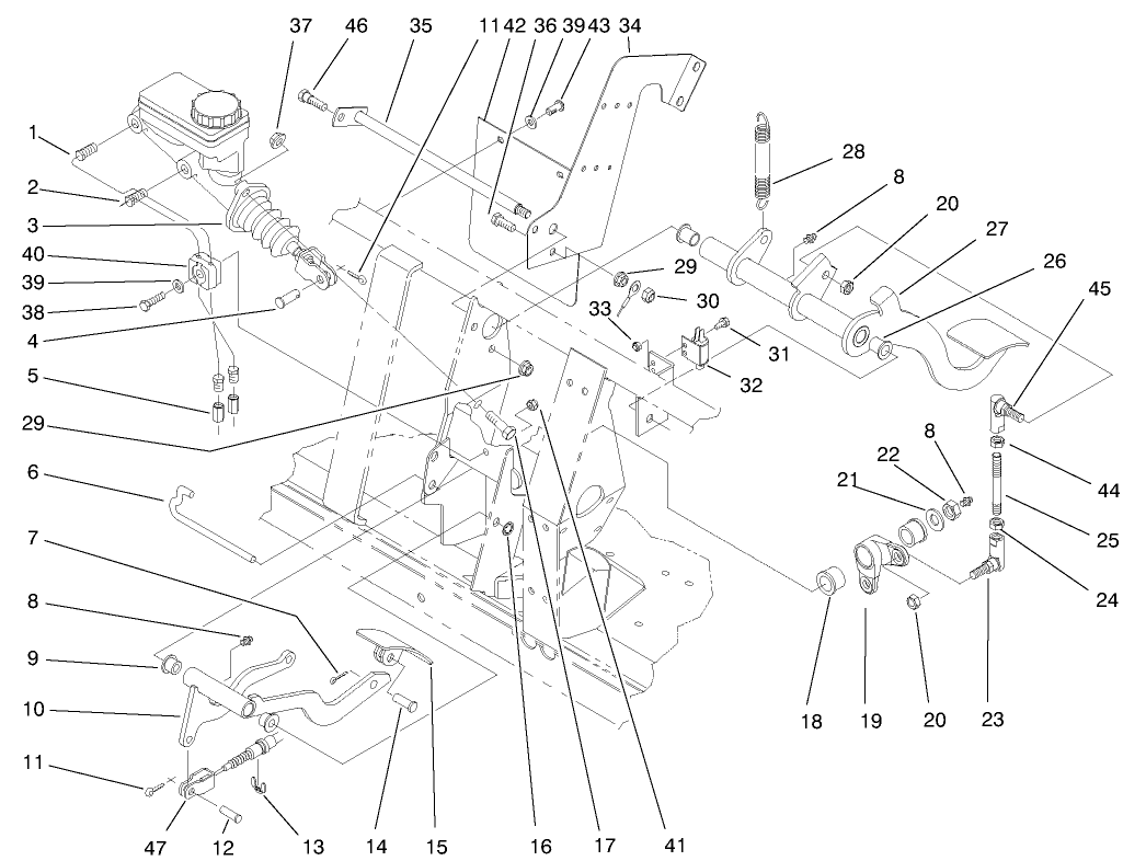 Brake & Accelerator Pedal Assembly