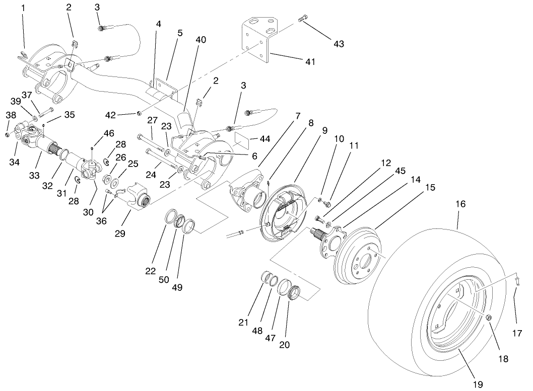 Rear Axle Assembly