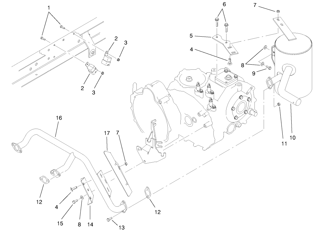 Muffler & Relay Assembly