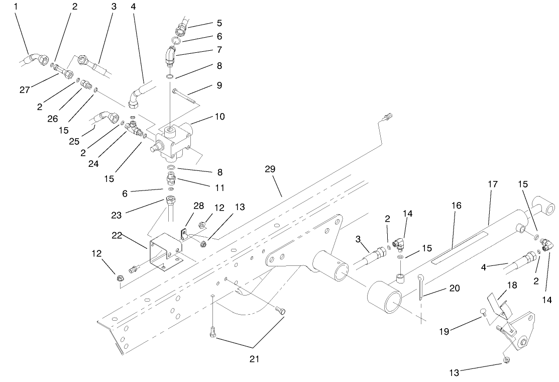 Lift Valve & Cylinder Assembly