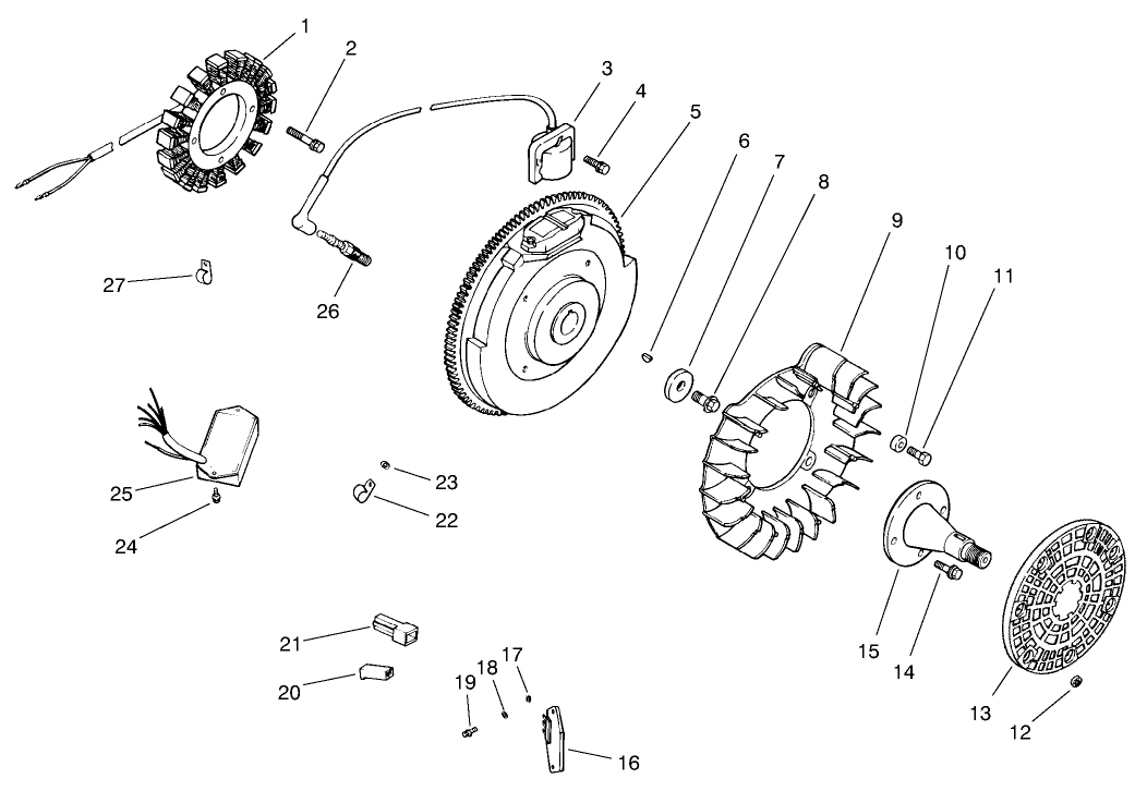 Engine Kohler Model Ch22s Spec. No. 66513 (cont.)