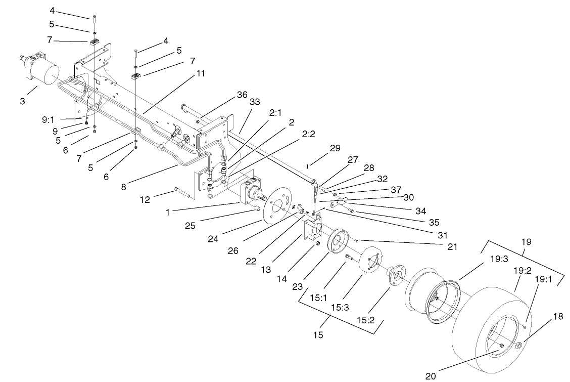 Front Wheel And Brake Assembly