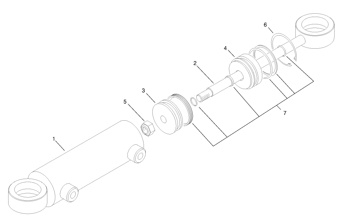 Hydraulic Cylinder Assembly No. 94-8141
