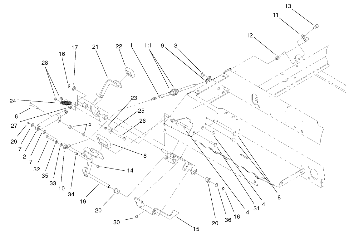 Traction Pedal Assembly