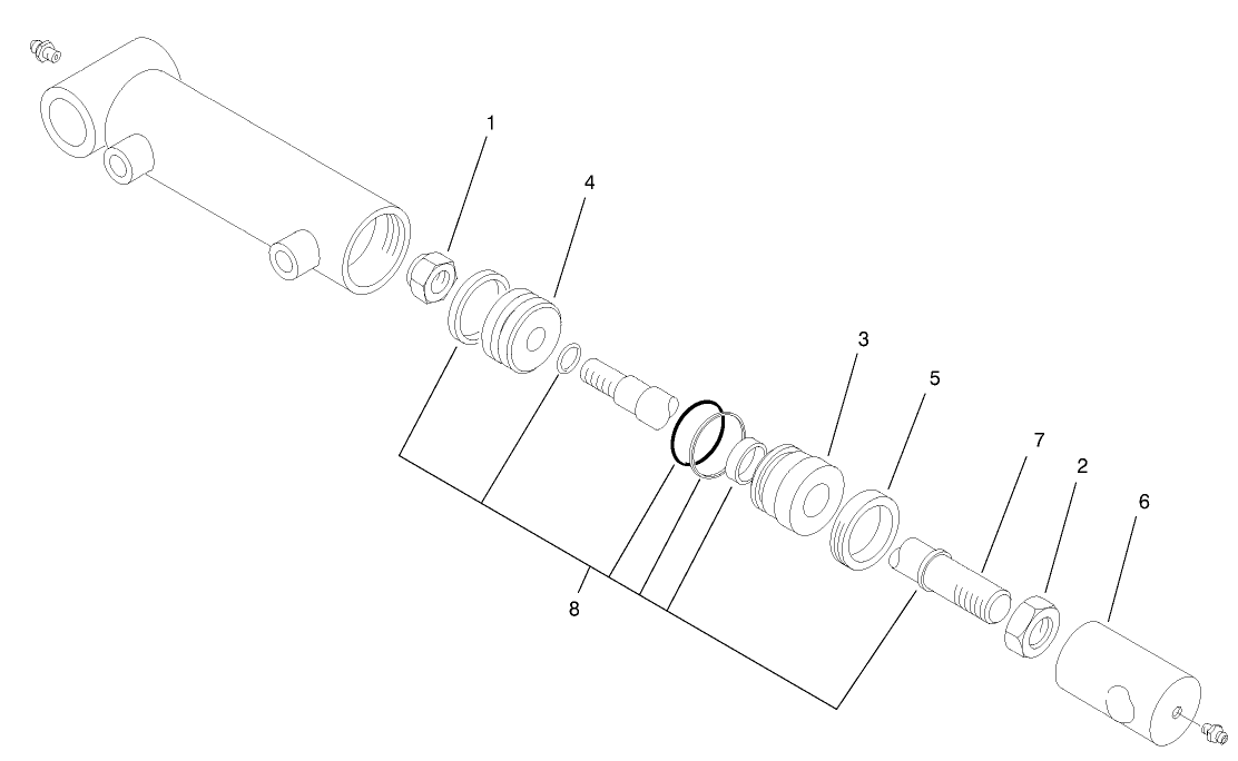 Hydraulic Cylinder Assembly No. 95-8978