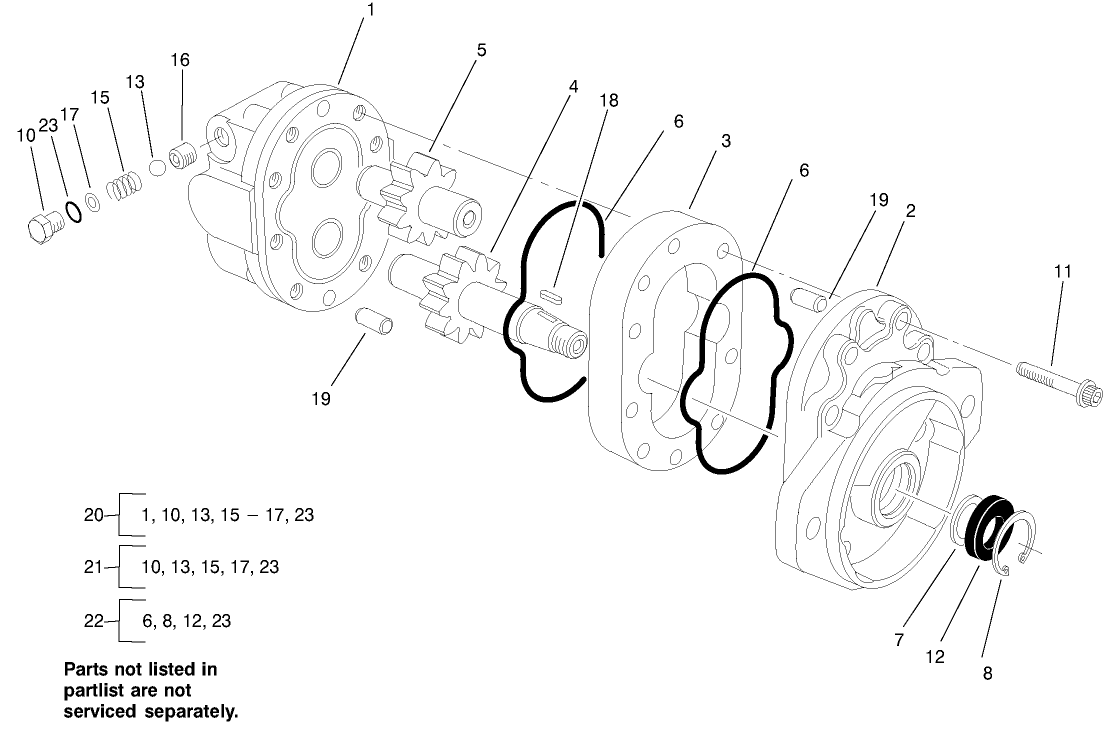 Motor Gear Assembly No. 93-6975