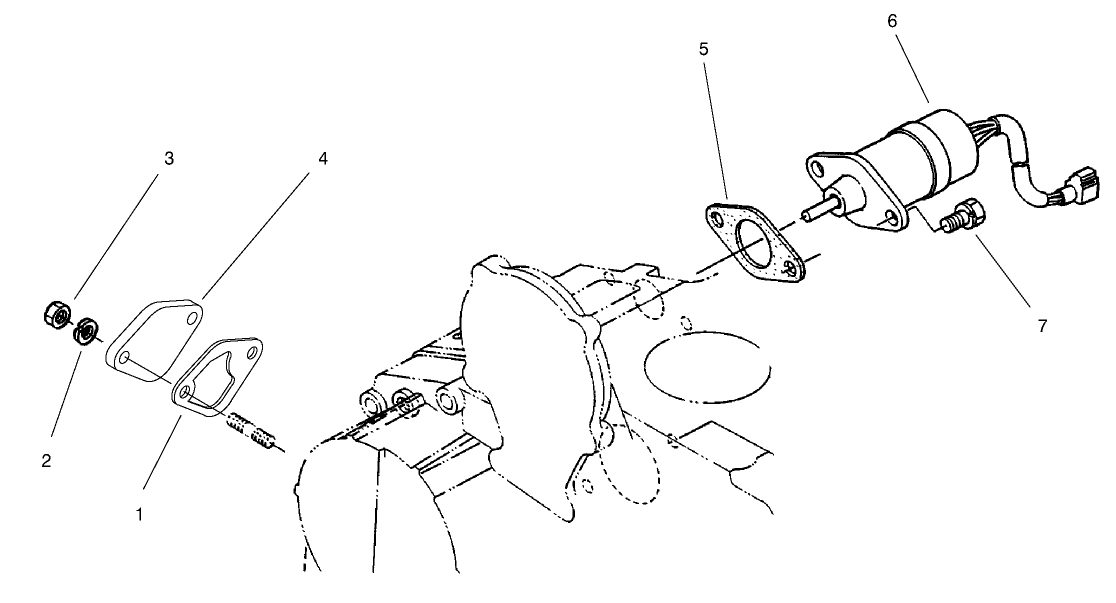 Stop Solenoid and Fuel Pump Assembly