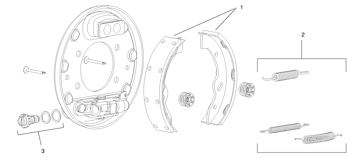 Left Hand Brake Assembly No. 99-7137