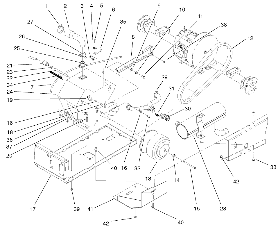 Engine And Clutch Assembly