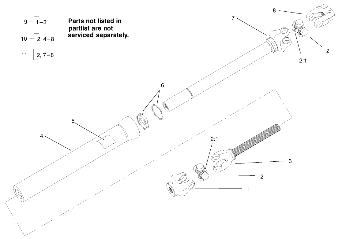 Drive Shaft Assembly No. 104-0264