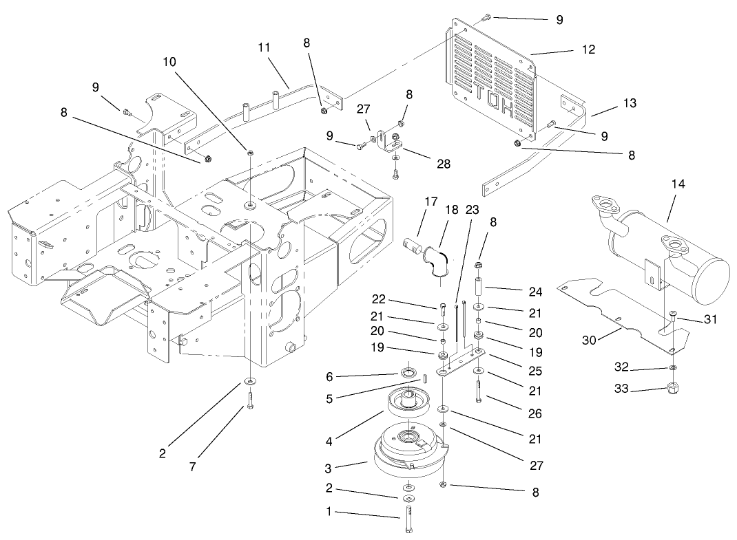 Engine And Clutch Assembly