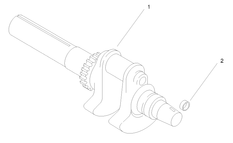 Crankshaft Assembly (cv23-75526 Kohler)