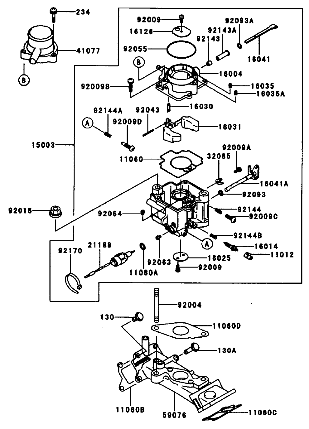 Carburetor-Kawasaki Fd661d As-03