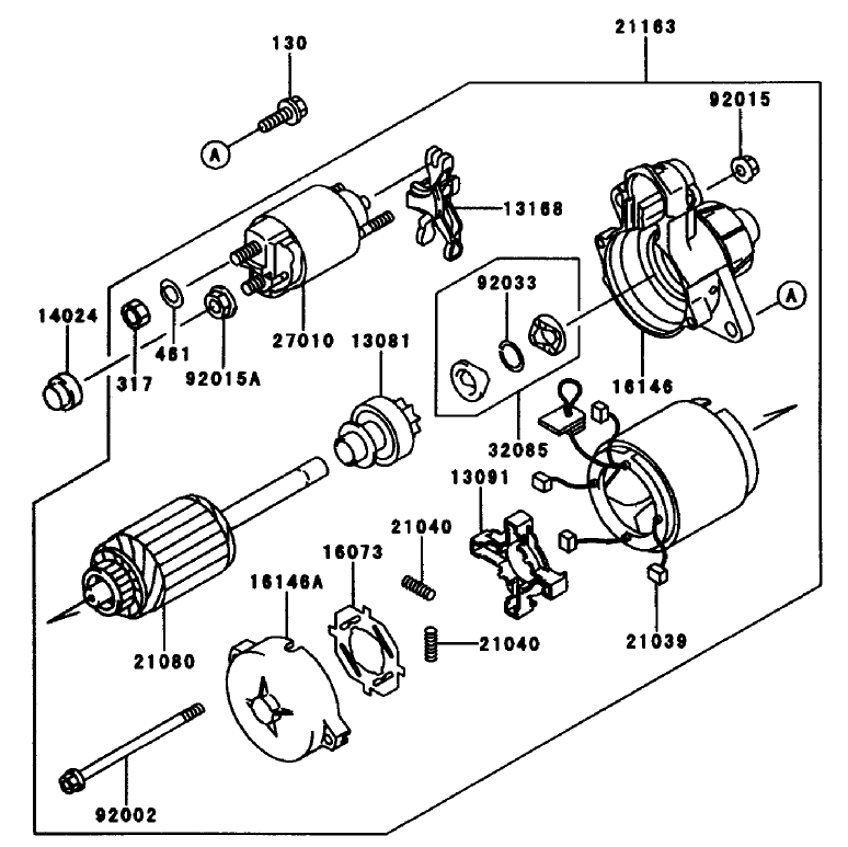 Starter-Kawasaki Fd661d As-03