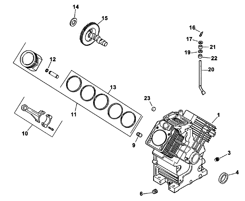 Crankcase Assembly (engine: Kohler Ch26s Efi Ps-78517)