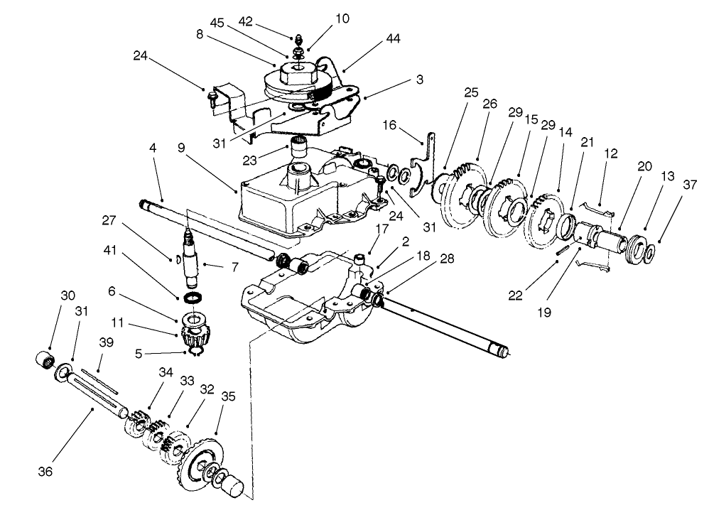 Gear Case Assembly No. 74-1861