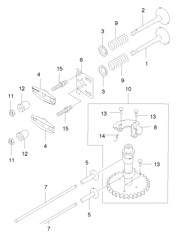 Valve And Camshaft Assembly