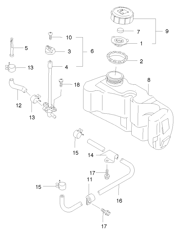 Fuel Tank And Fuel Valve Assembly