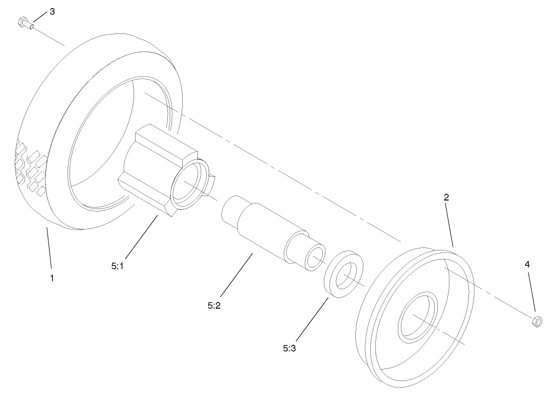 Front Wheel And Tire Assembly