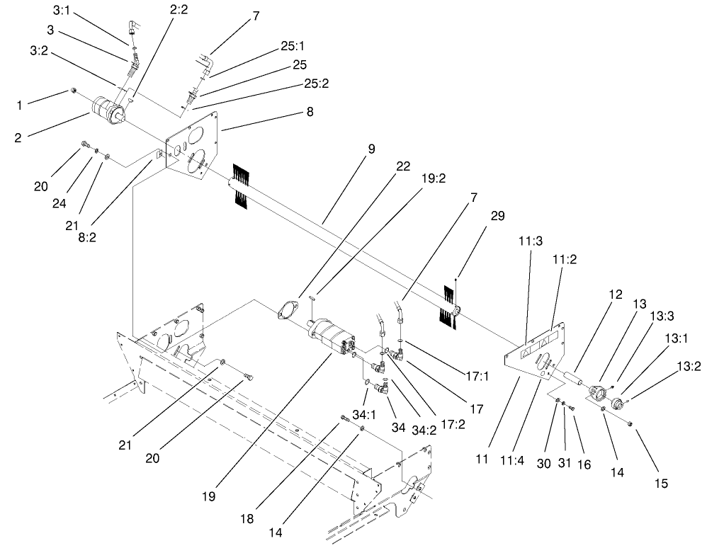 Brush And Motors Assembly