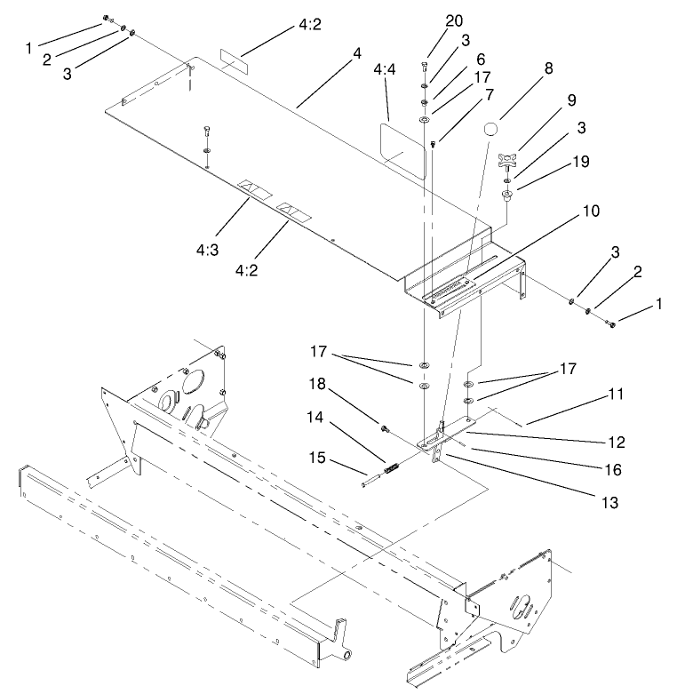 Gate Slide And Brush Guard Assembly