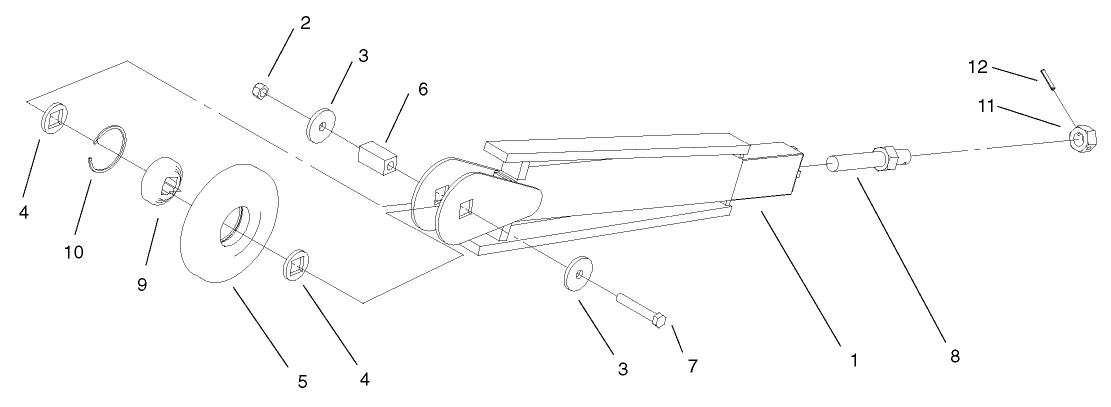 Trencher Boom Assembly No. 104-1997